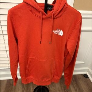 The North Face Men's Pullover Hoodie Sweatshirt Size Small Rusty Orange new